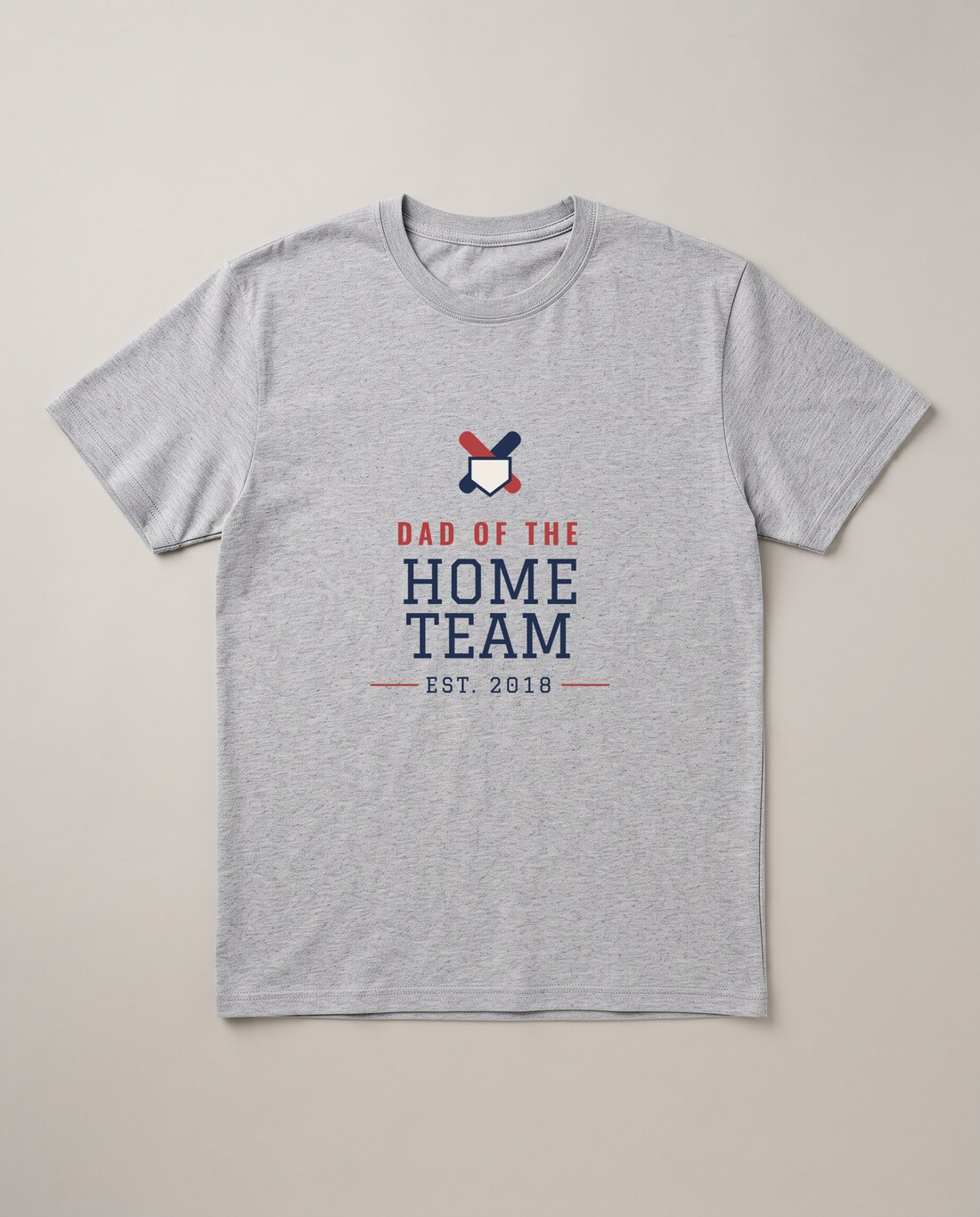 Baseball dad tee mockup
